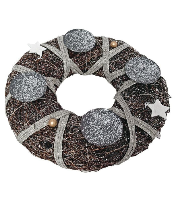 Adventski venac 30 cm prirodan