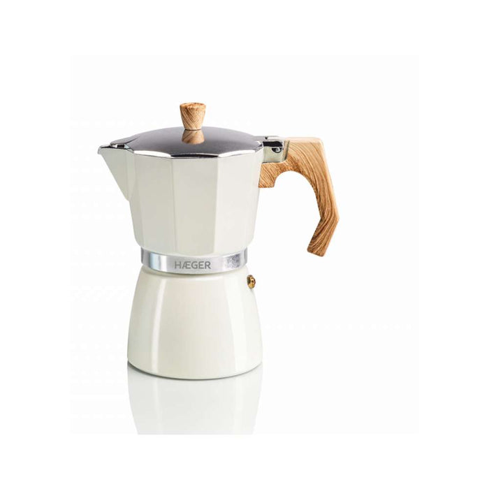 Džezva za espresso kafu Haeger CP-06A.010A 6 šoljica 300ML bež