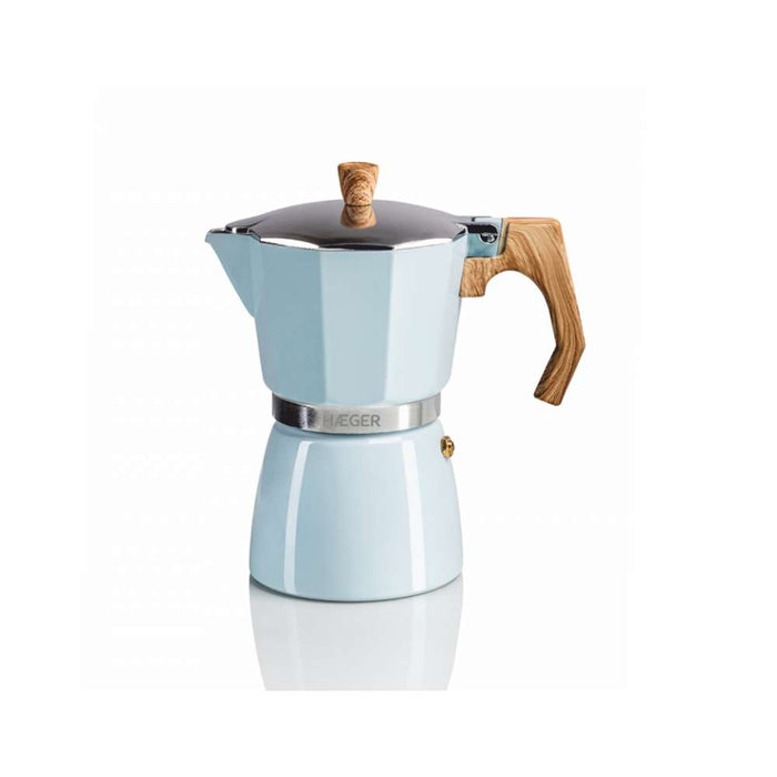 Džezva za espresso kafu Haeger CP-06A.011A 6 šoljica 300ML plava