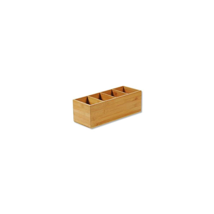 Kutija za escajg sa 4 pregrade od bambusa Kesper KSP70850 FSC 35X14X12CM