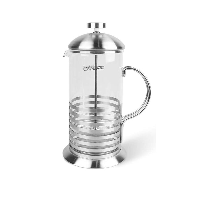 French presa za kafu i čaj Maestro MR1664-1000 staklo-metal 1L