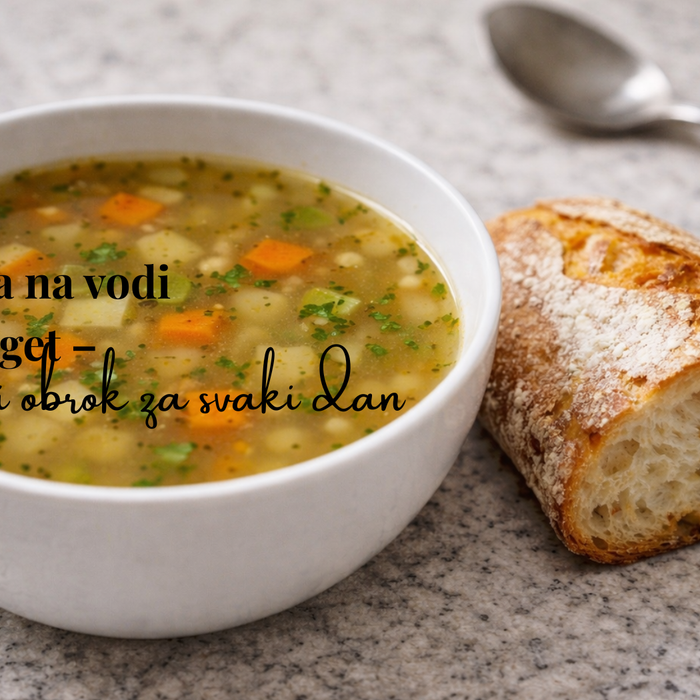 Posna čorba na vodi i domaći baget – savršen posni obrok za svaki dan