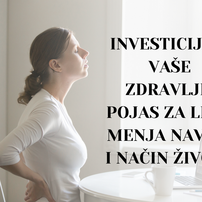 Pojas za pravilno držanje leđa: Investicija u vaše zdravlje, pojas za leđa menja navike i način života