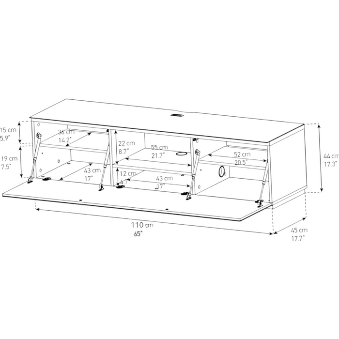 TV komoda Sonorous ST-160