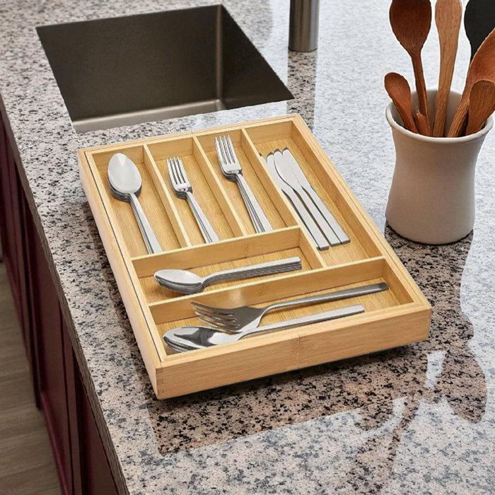 Umetak za escajg bambus Kinghoff KH1501 podesivi za fioku 52X43CM