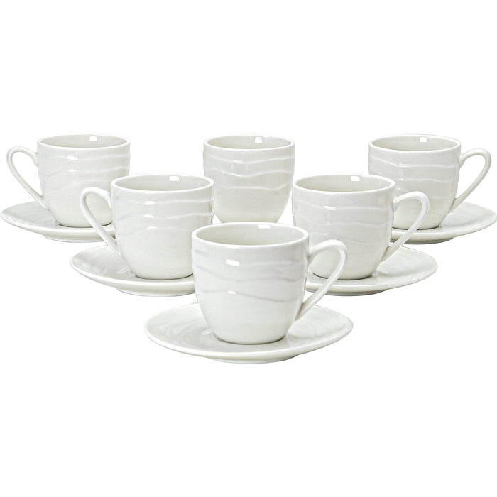 Set šoljica SUNTUN od 12 delova beli - CLASSIC linije