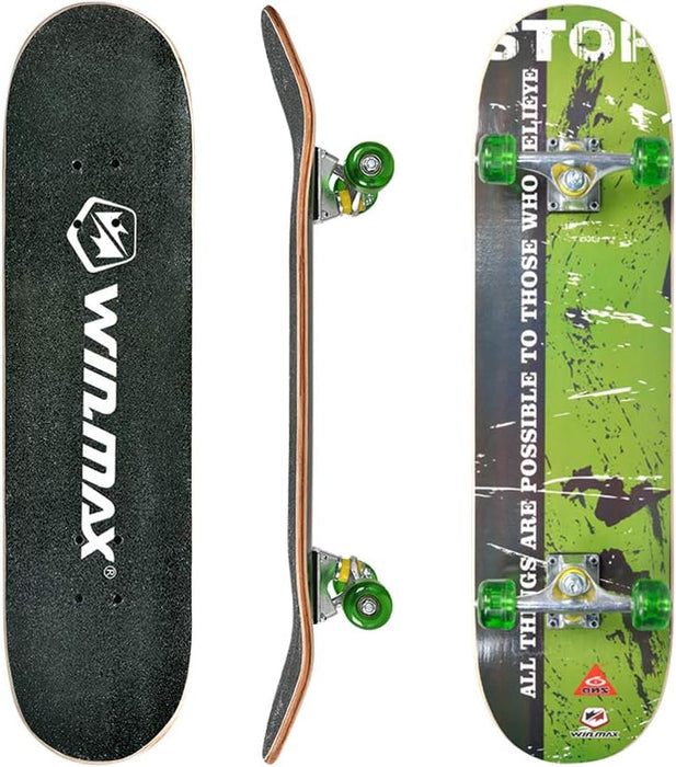 WINMAX Skateboard zeleni