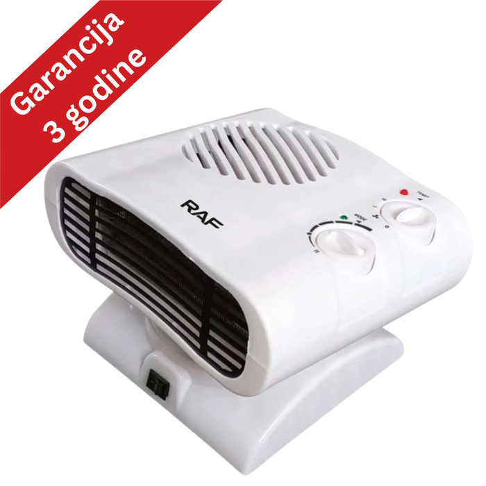 RAF R.1185 kalorifer rotirajući beli 1500W