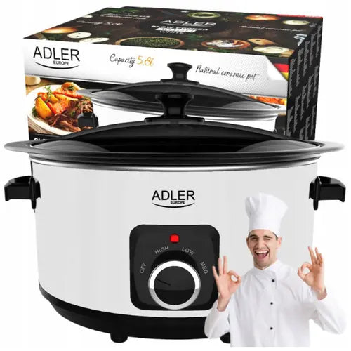 Adler aparat za sporo kuvanje 5,8l AD6413W