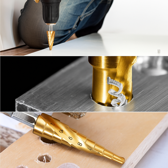 Rovtop set od 3 stepenaste burgije