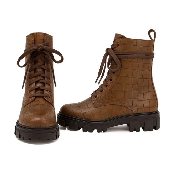 DINE `N` DANCE Duboke cipele braon