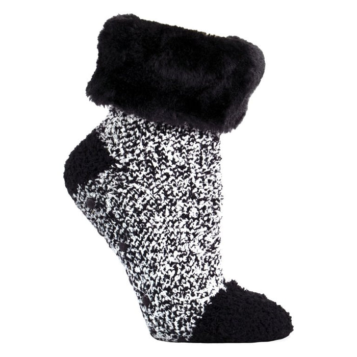 Krznene čarape crne