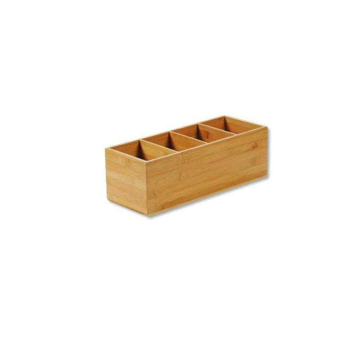 Kutija za escajg sa 4 pregrade od bambusa Kesper KSP70850 FSC 35X14X12CM