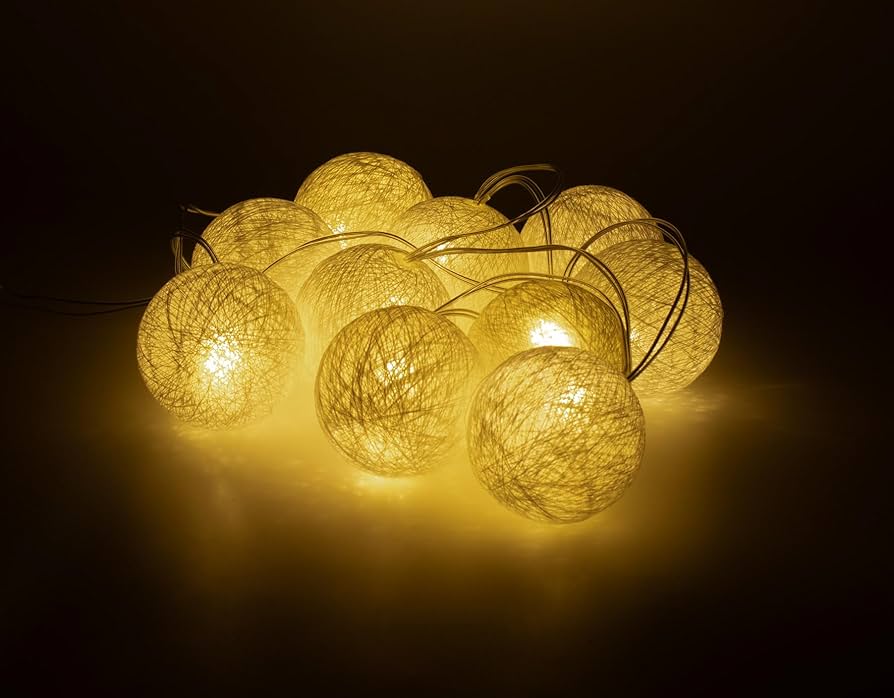 LED lampice - loptica na baterije