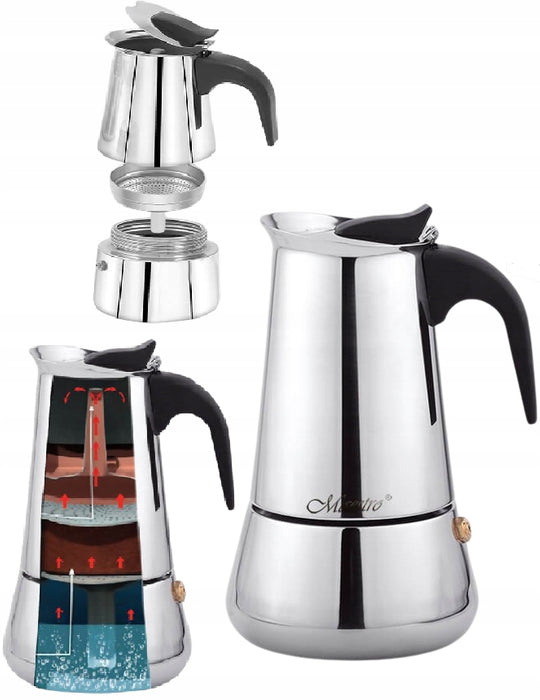 Džezva za espresso kafu Maestro MR1660-2 2 šoljice 100ML