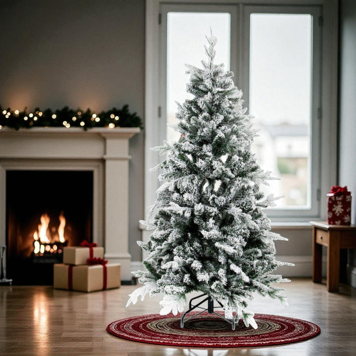 Novogodišnja snežna jelka