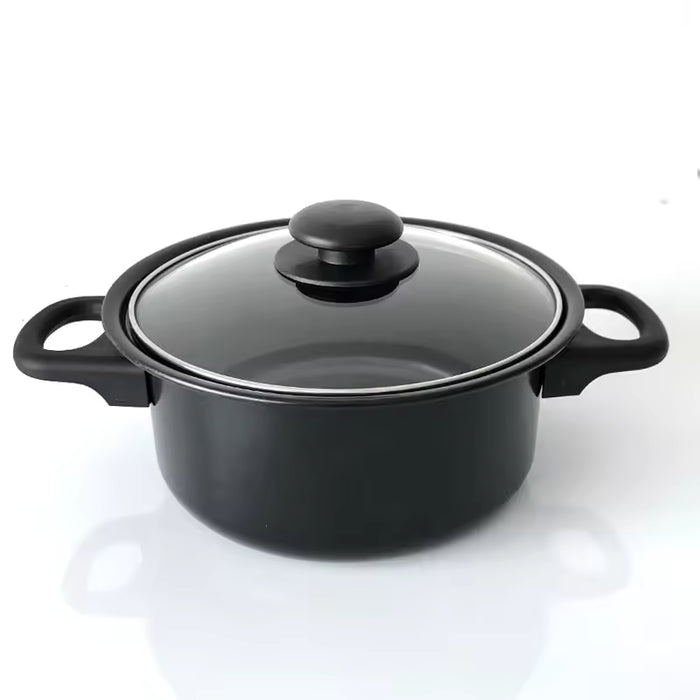 Set šerpi od 7 delova crni - Ceraflon