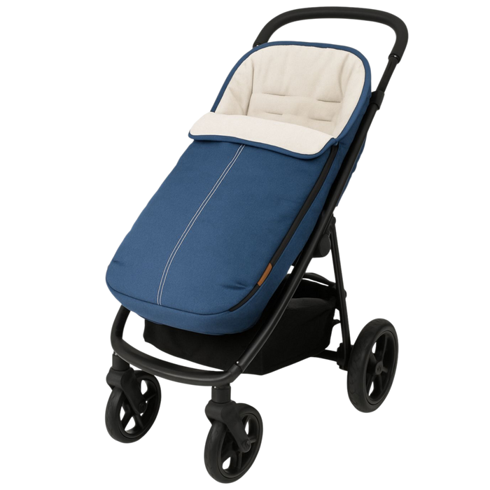 Footmuff Nexo blue melange