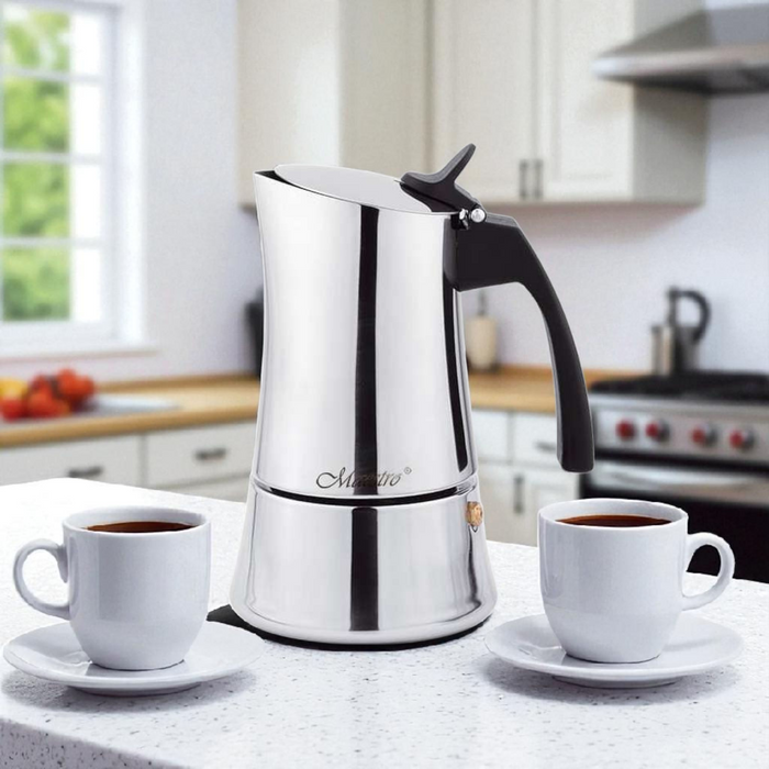 Džezva za espresso kafu Maestro MR1668-6 6 šoljica 300ML čelik