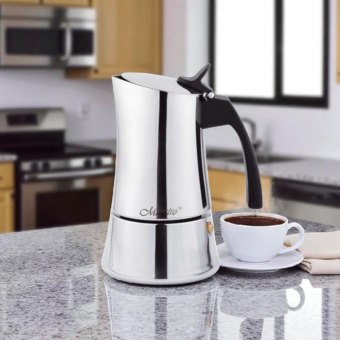 Džezva za espresso kafu Maestro MR1668-2 2 šoljice 100ML čelik