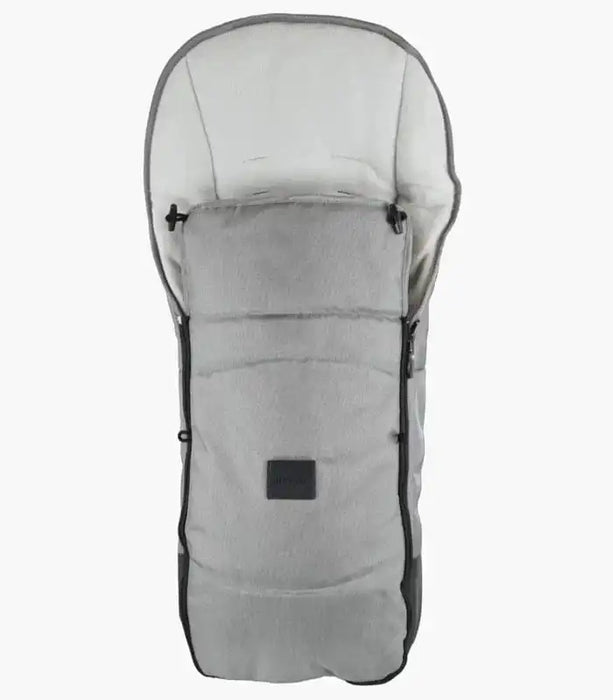 muf za kolica zakopcan sivi