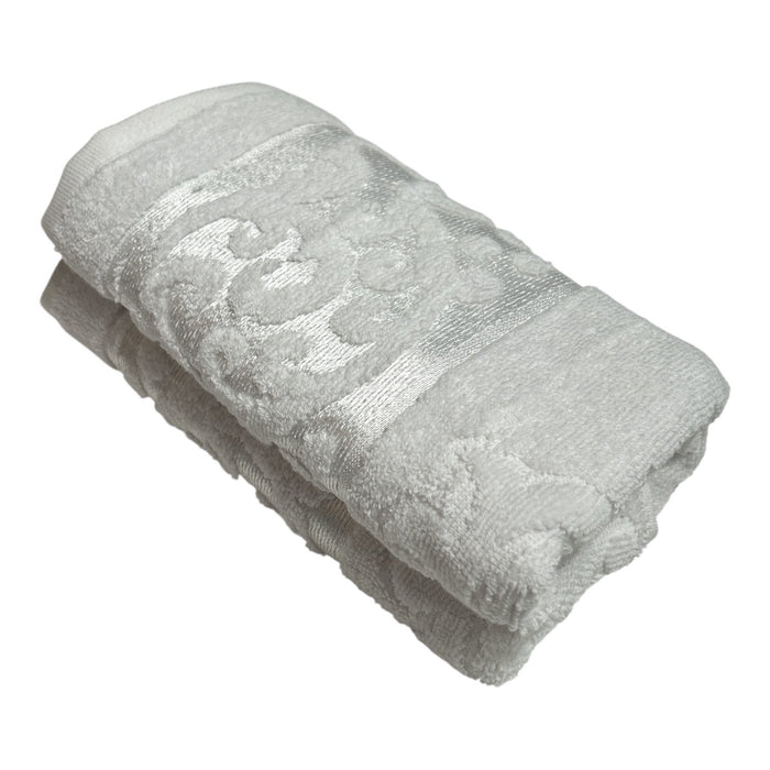 Peškir Žakard beli 95x50cm, 570g/m2