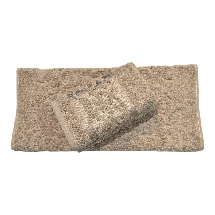 Peškir Žakard braon 95x50cm, 570g/m2