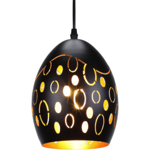 Luster metalni crni