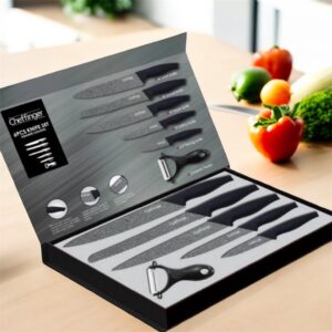 Cheffinger 6-delni set noževa sa granitnim premazom