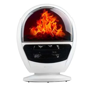 RAF R.1600 mini keramička grejalica sa efektom kamina bela 1500W