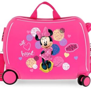 MINNIE LOVE dečiji kofer na točkićima - pink