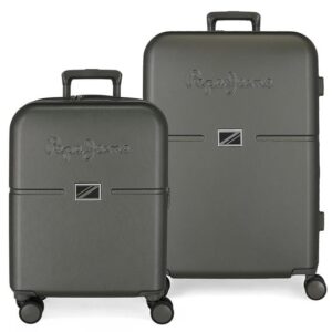 PEPE JEANS ACCENT ABS Set kofera 2/1 - tamno siva